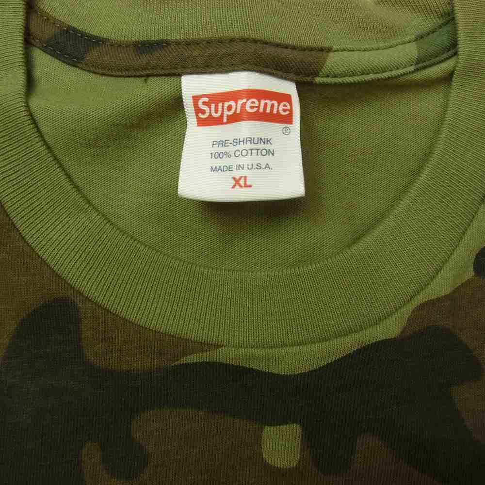 Supreme シュプリーム 21AW Diamond Tee ダイヤモンド プリント Tシャツ 半袖 カーキ系 XL【極上美品】【中古】