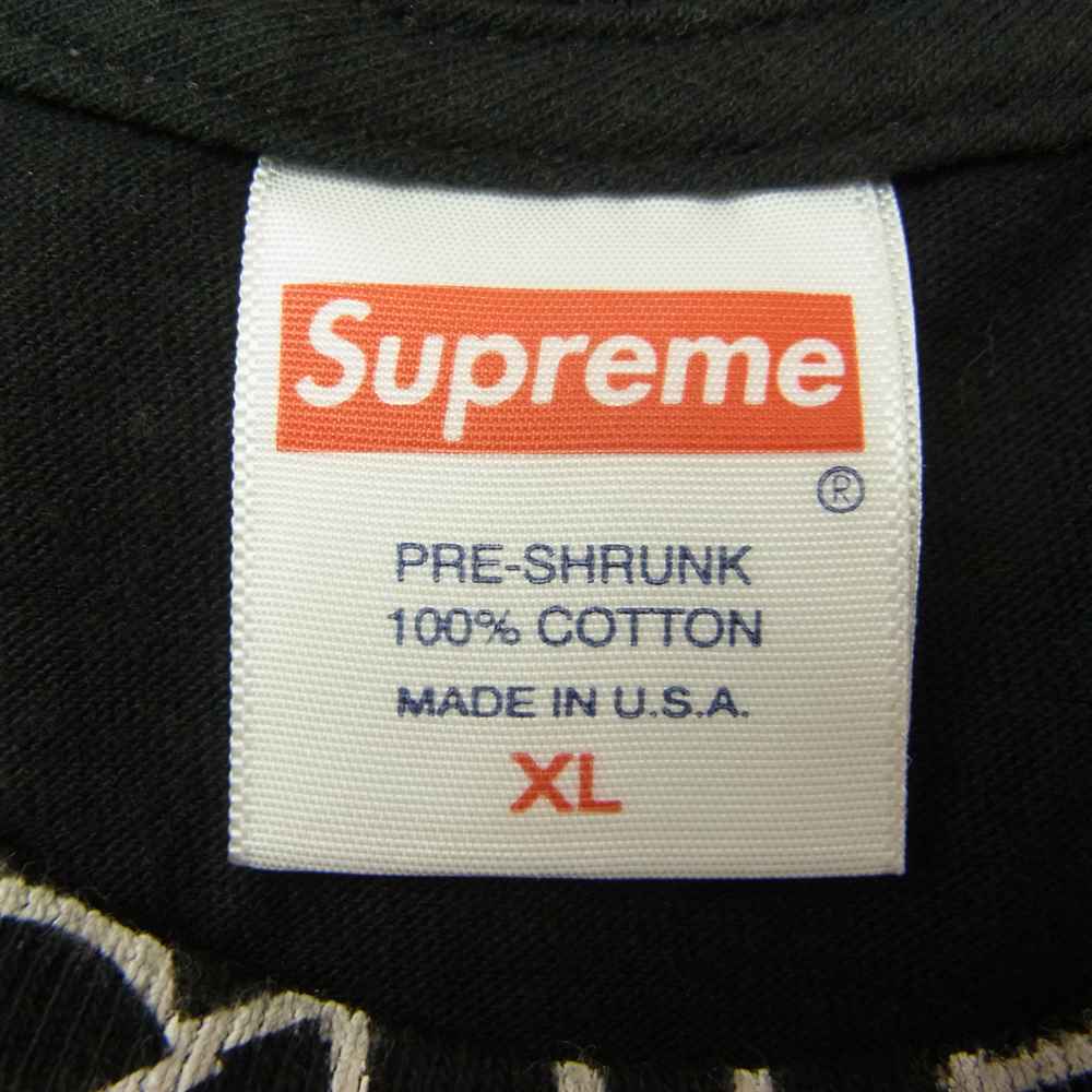 Supreme シュプリーム 22SS Respected Tee リスペクティッド Tシャツ 半袖 ブラック系 XL【美品】【中古】