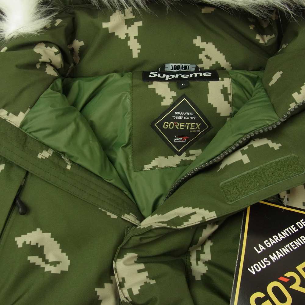 Supreme シュプリーム 21AW GORE-TEX 700-Fill Down Parka カーキ系 L【新古品】【未使用】【中古】