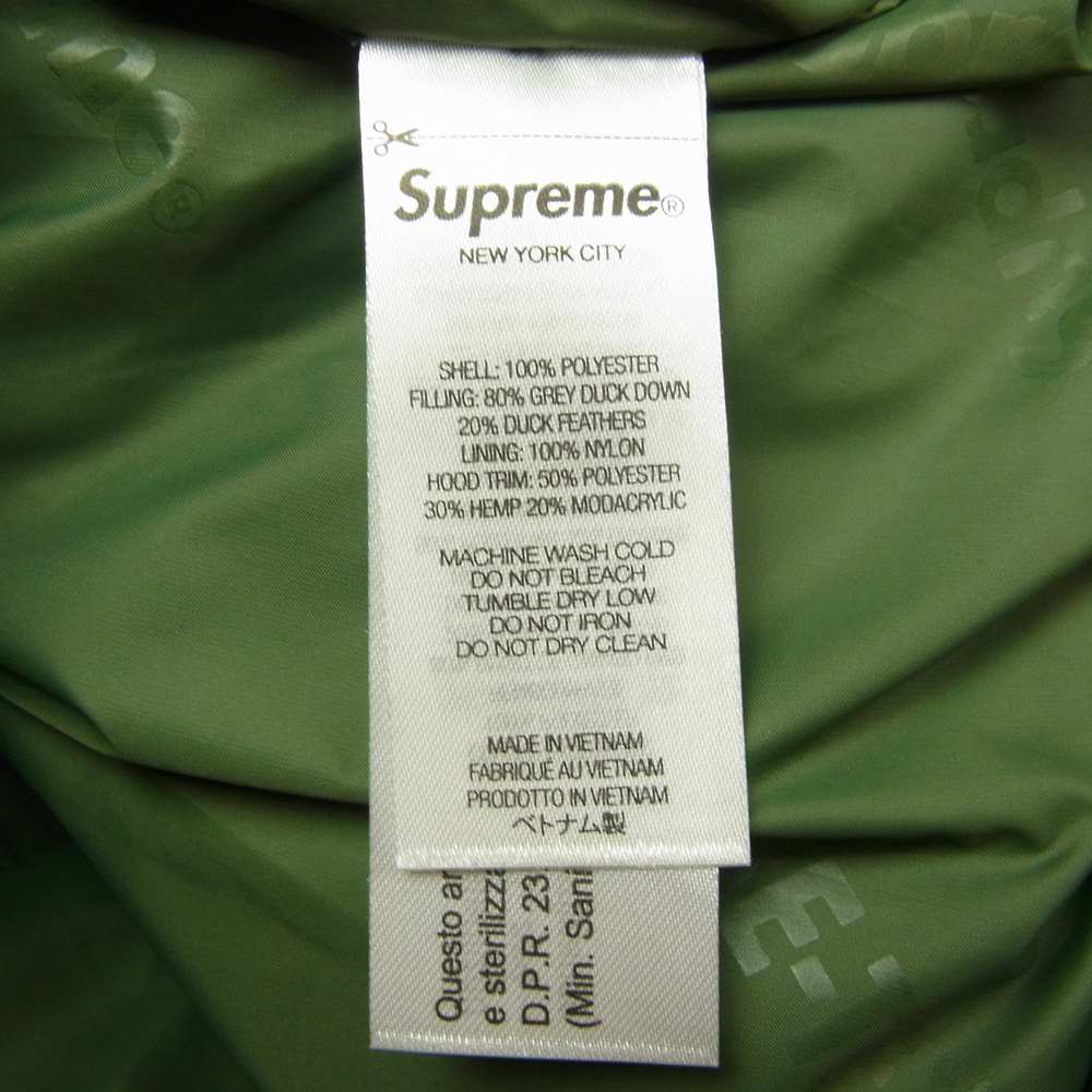 Supreme シュプリーム 21AW GORE-TEX 700-Fill Down Parka カーキ系 L【新古品】【未使用】【中古】