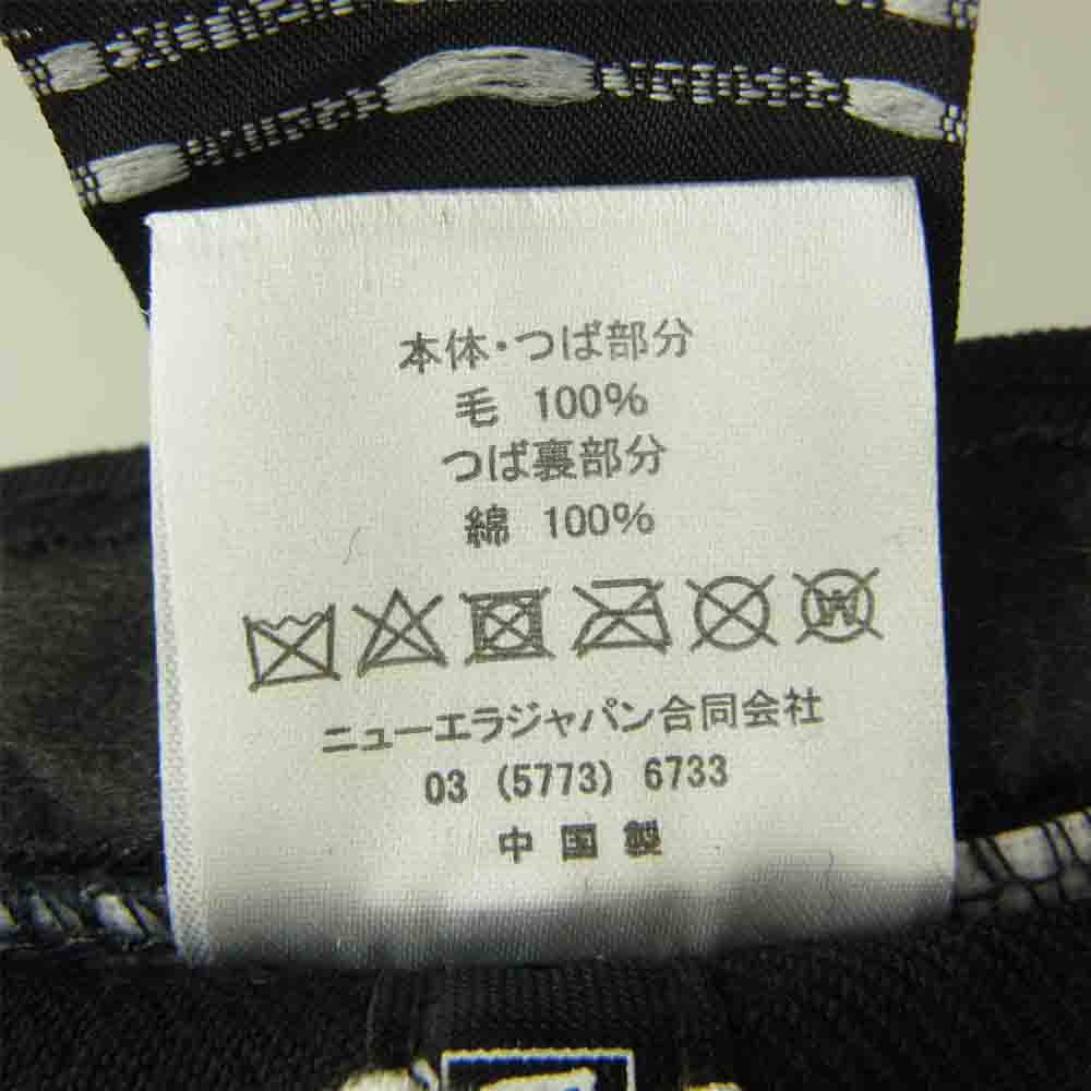 NEW ERA ニューエラ ロディ 刺繍 キャップ ブラック系 59.6㎝【中古】