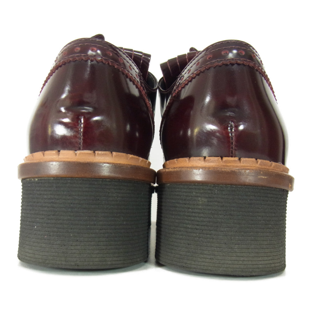 TOD’S トッズ TASSEL FRINGE LEATHER MOCCASIN タッセル レザー モカシン ブラウン系 サイズ表記無【美品】【中古】
