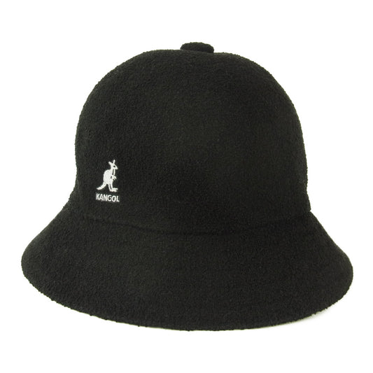 KANGOL カンゴール 0397BC BERMUDA CASUAL BUCKET HAT バミューダ カジュアル パイル バケット ハット ブラック系 L【新古品】【未使用】【中古】