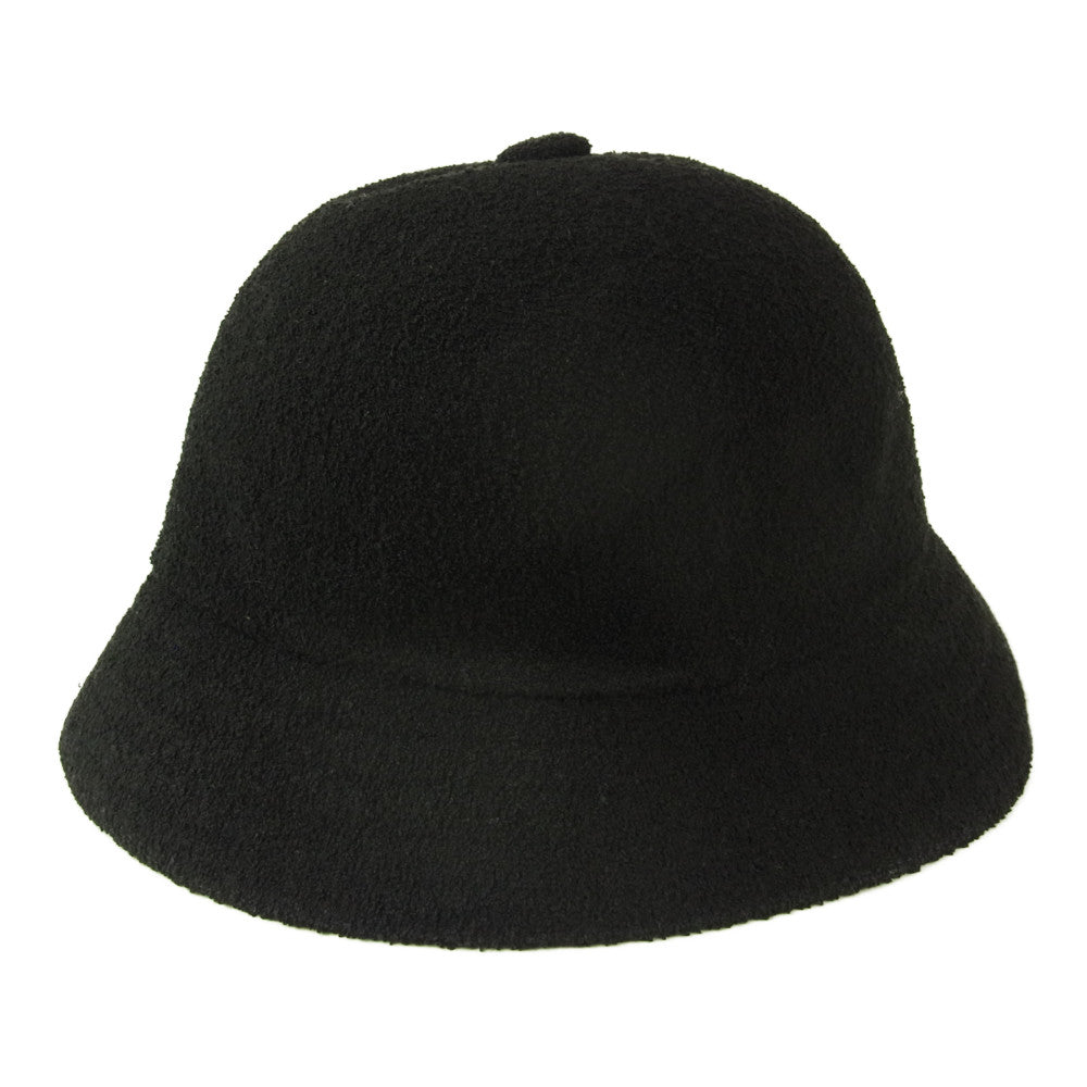 KANGOL カンゴール 0397BC BERMUDA CASUAL BUCKET HAT バミューダ カジュアル パイル バケット ハット ブラック系 L【新古品】【未使用】【中古】