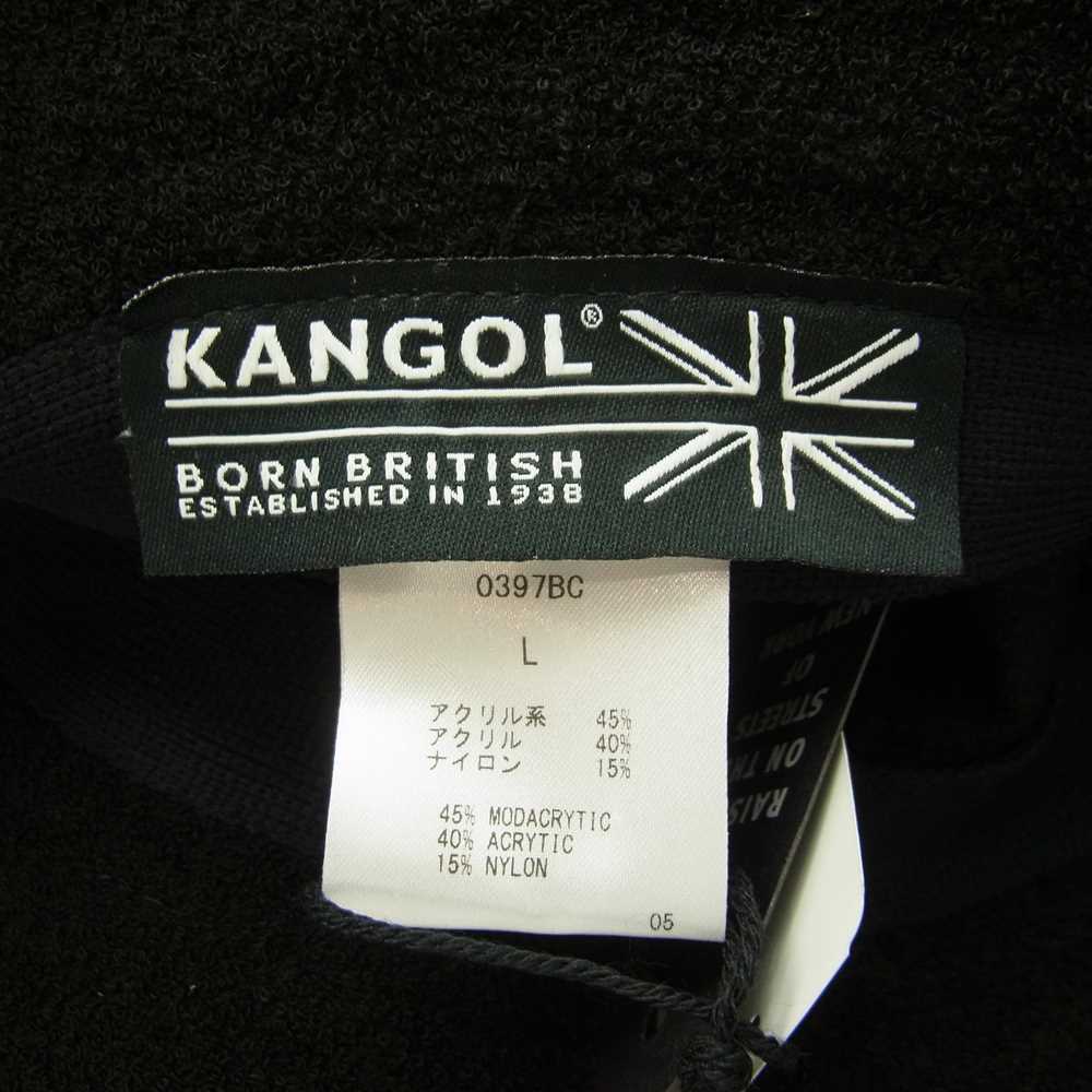 KANGOL カンゴール 0397BC BERMUDA CASUAL BUCKET HAT バミューダ カジュアル パイル バケット ハット ブラック系 L【新古品】【未使用】【中古】
