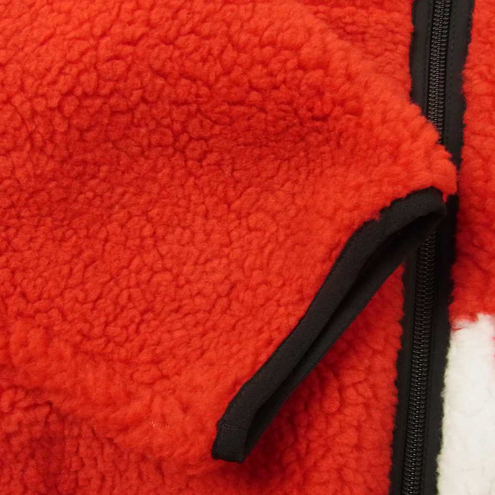 Supreme シュプリーム 20AW NT62004I × THE NORTH FACE ノースフェイス S Logo Hooded Fleece Jacket ロゴボアフリース ジャケット レッド系 S【極上美品】【中古】
