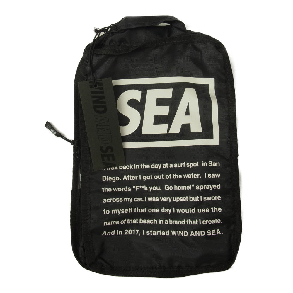 ウィンダンシー WDS TRAVEL POUCH SMALL トラベル ポーチ スモール ブラック系 S【新古品】【未使用】【中古】