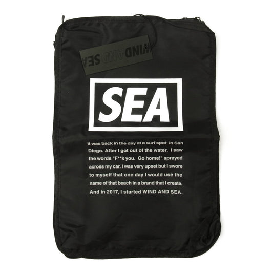 ウィンダンシー WDS TRAVEL POUCH MEDIUM トラベル ポーチ ミディアム ブラック系 M【新古品】【未使用】【中古】