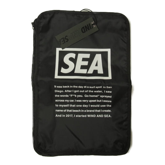 ウィンダンシー WDS-20A-GD-05 WDS TRAVEL POUCH LARGE トラベル ポーチ ラージ ブラック系 M【新古品】【未使用】【中古】