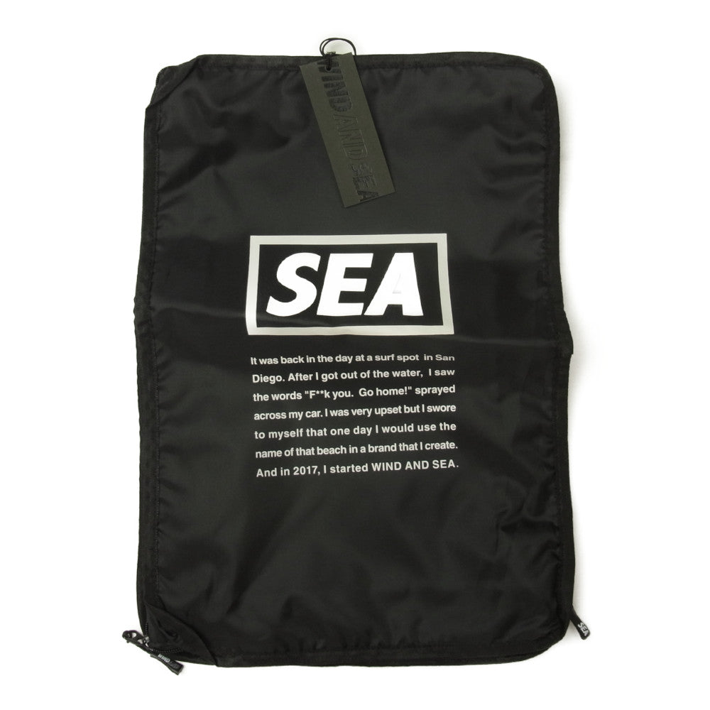 ウィンダンシー WDS-20A-GD-05 WDS TRAVEL POUCH LARGE トラベル ポーチ ラージ ブラック系 L【新古品】【未使用】【中古】