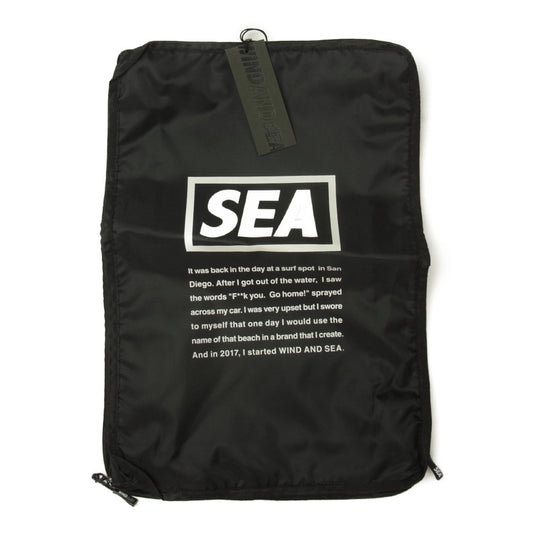 ウィンダンシー WDS-20A-GD-05 WDS TRAVEL POUCH LARGE トラベル ポーチ ラージ ブラック系 L【新古品】【未使用】【中古】