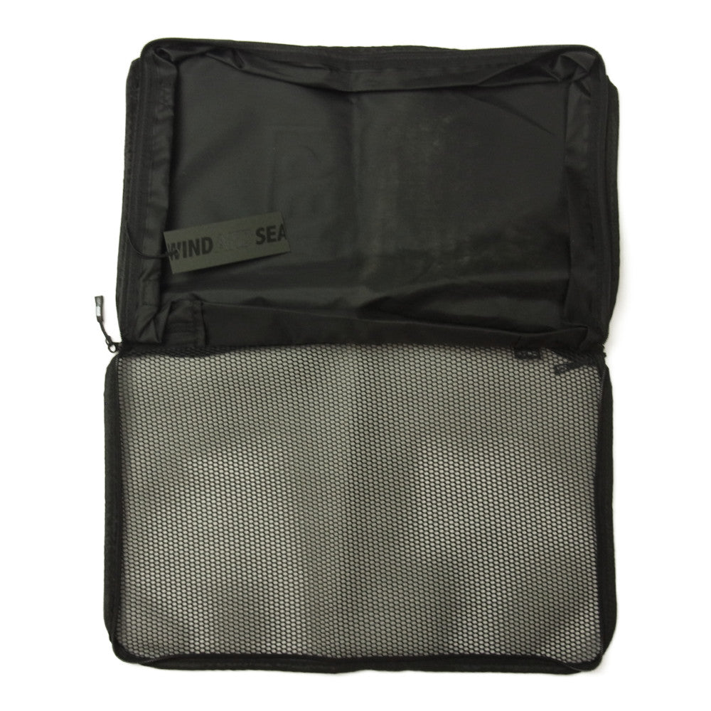 ウィンダンシー WDS-20A-GD-06 WDS TRAVEL POUCH LARGE トラベル ポーチ ラージ ブラック系【新古品】【未使用】【中古】