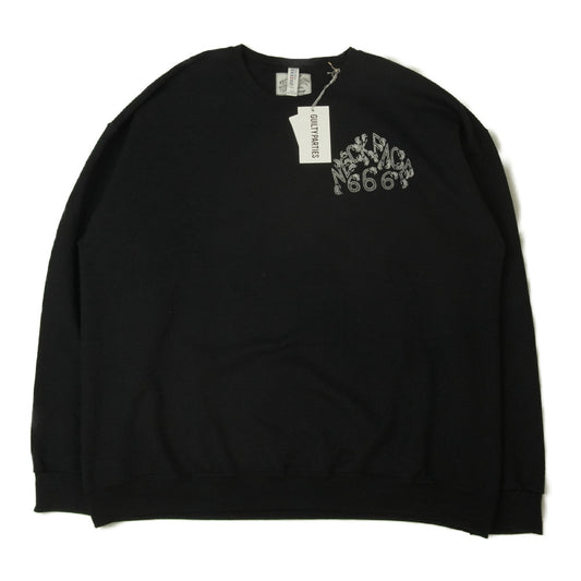 WACKO MARIA ワコマリア 21AW NECKFACE-WM-SS18 NECKFACE CREWNECK SWEAT SHIRT ネックフェイス クルーネック スウェット ブラック系 2XL【中古】
