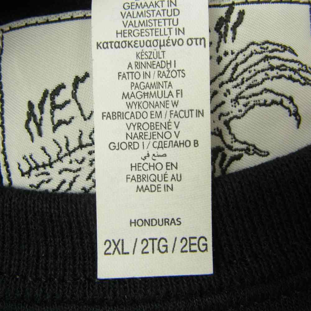 WACKO MARIA ワコマリア 21AW NECKFACE-WM-SS18 NECKFACE CREWNECK SWEAT SHIRT ネックフェイス クルーネック スウェット ブラック系 2XL【中古】