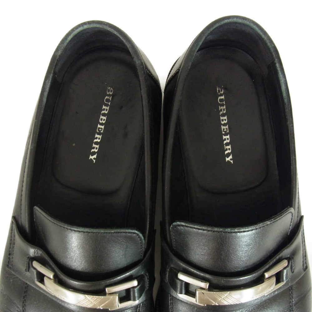 BURBERRY バーバリー ビットローファー ブラック系 26.5cm【中古】