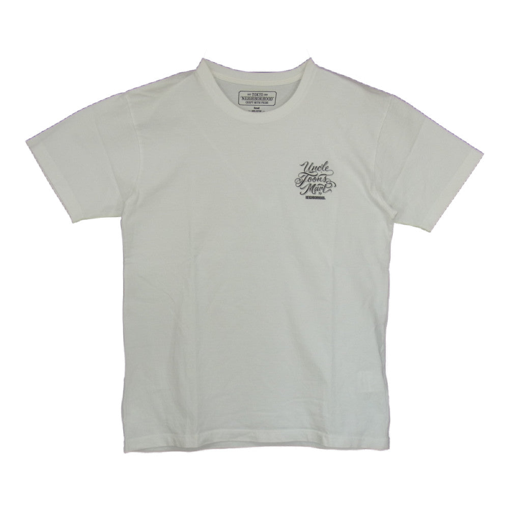 NEIGHBORHOOD ネイバーフッド 20SS 201PCMCN-ST01S × Mister Cartoon ミスター カトゥーン TOONS MATA-I / C-REE.SS ホワイト Tシャツ ホワイト系 S【中古】