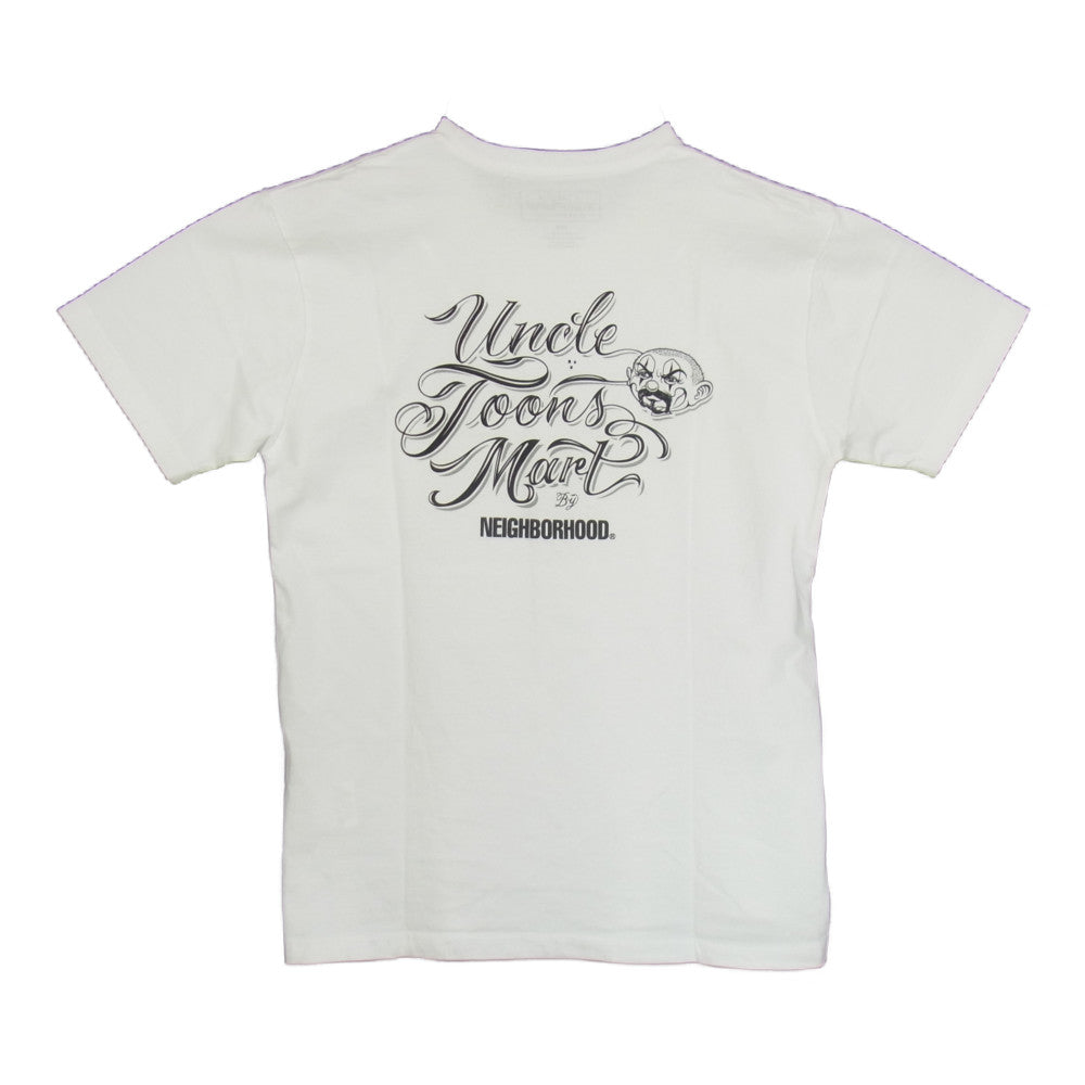 NEIGHBORHOOD ネイバーフッド 20SS 201PCMCN-ST01S × Mister Cartoon ミスター カトゥーン TOONS MATA-I / C-REE.SS ホワイト Tシャツ ホワイト系 S【中古】