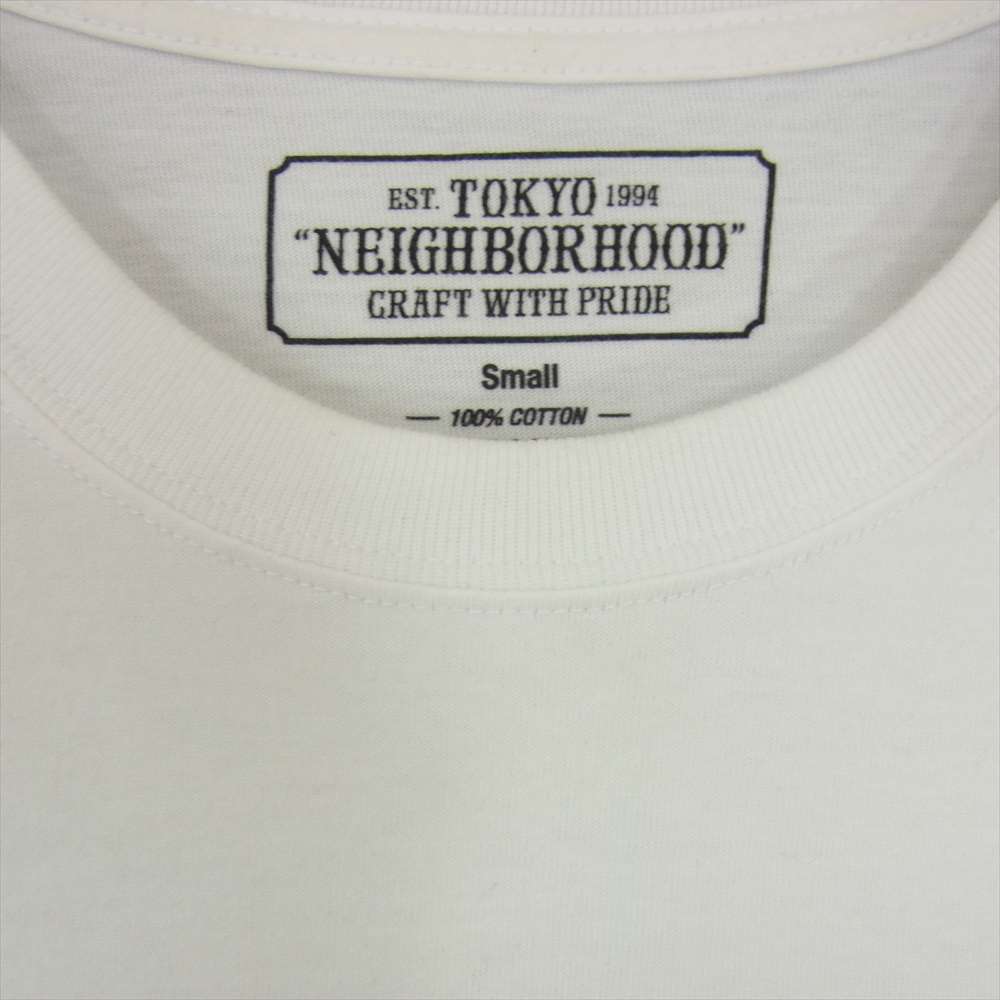 NEIGHBORHOOD ネイバーフッド 20SS 201PCMCN-ST01S × Mister Cartoon ミスター カトゥーン TOONS MATA-I / C-REE.SS ホワイト Tシャツ ホワイト系 S【中古】