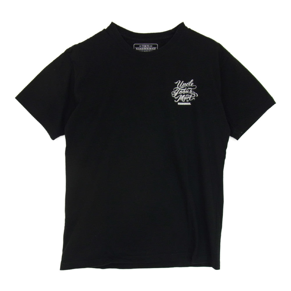 NEIGHBORHOOD ネイバーフッド 20SS 201PCMCN-ST01S × Mister Cartoon ミスター カトゥーン TOONS MATA-I / C-REE.SS ブラック Tシャツ ブラック系 S【中古】