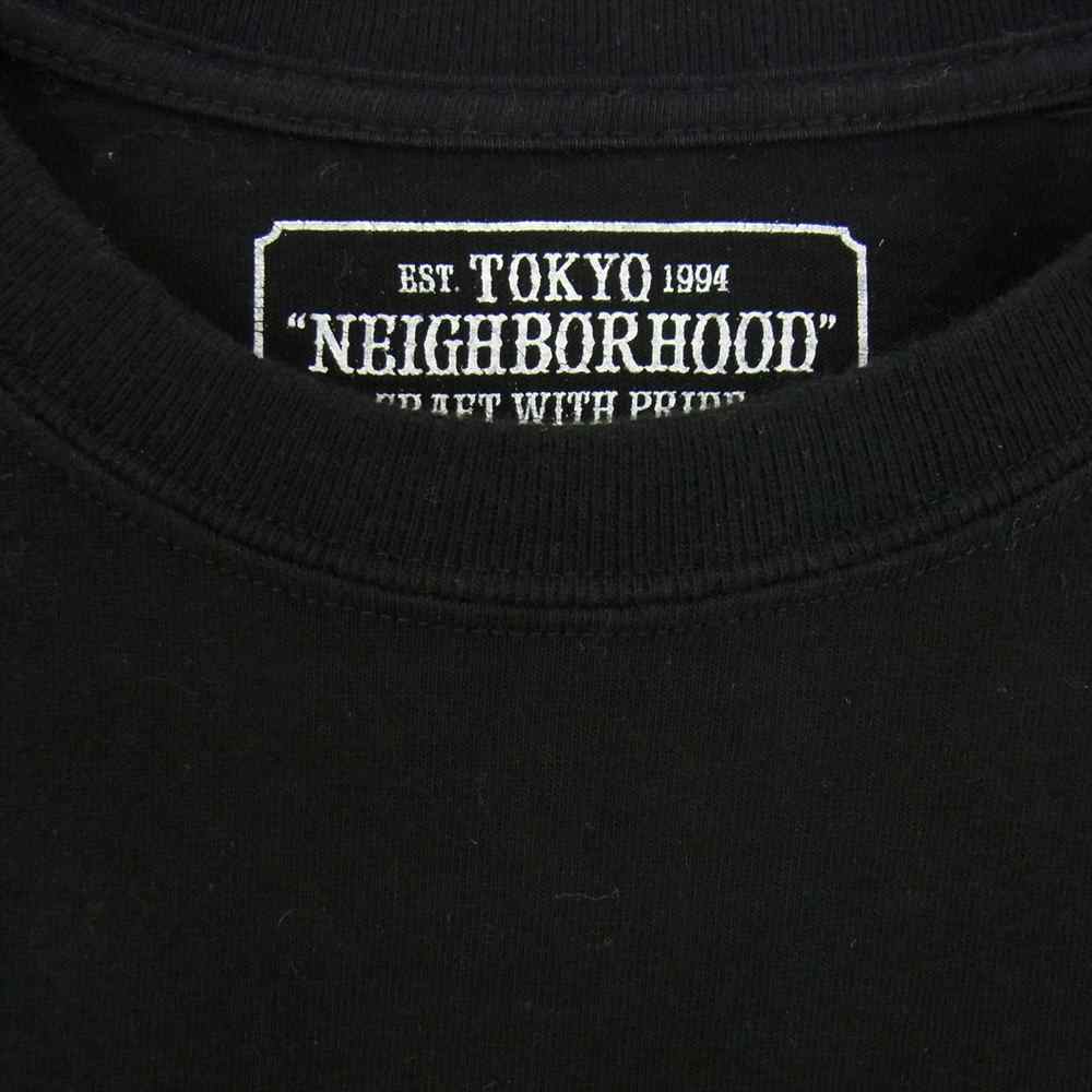 NEIGHBORHOOD ネイバーフッド 20SS 201PCMCN-ST01S × Mister Cartoon ミスター カトゥーン TOONS MATA-I / C-REE.SS ブラック Tシャツ ブラック系 S【中古】