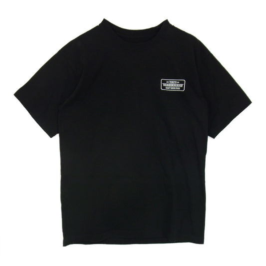 NEIGHBORHOOD ネイバーフッド 21SS 211PCNH-ST01 BAR ＆ SHIELD / C-TEE.SS Tシャツ ブラック系 S【中古】