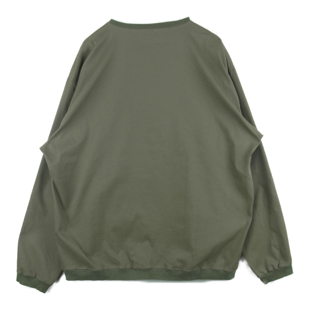 NEIGHBORHOOD ネイバーフッド 212SNH-SHM06 HOME E-SHIRT LS 長袖 Tシャツ 中国製 カーキ系 M【中古】