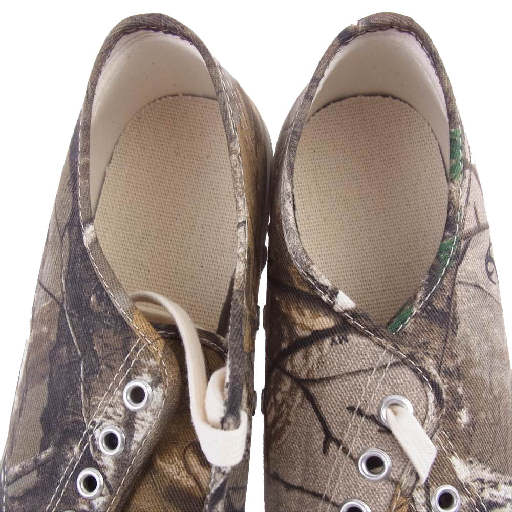 トーストフットアンドアイギア jam miru REAL TREE CAMO ジャム ミル リアルツリーカモ ローカット キャンバス スニーカー カモ 7 1/2【新古品】【未使用】【中古】
