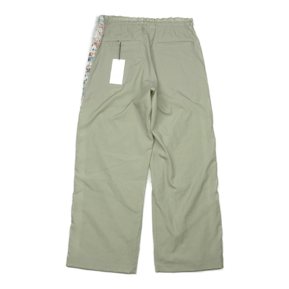 クオン 2101-PT0204 SALT SHRUNK NYLON TRACK PANTS BORO 襤褸 ボロ サイドライン 塩縮ナイロン トラック パンツ ベージュ系 M【中古】