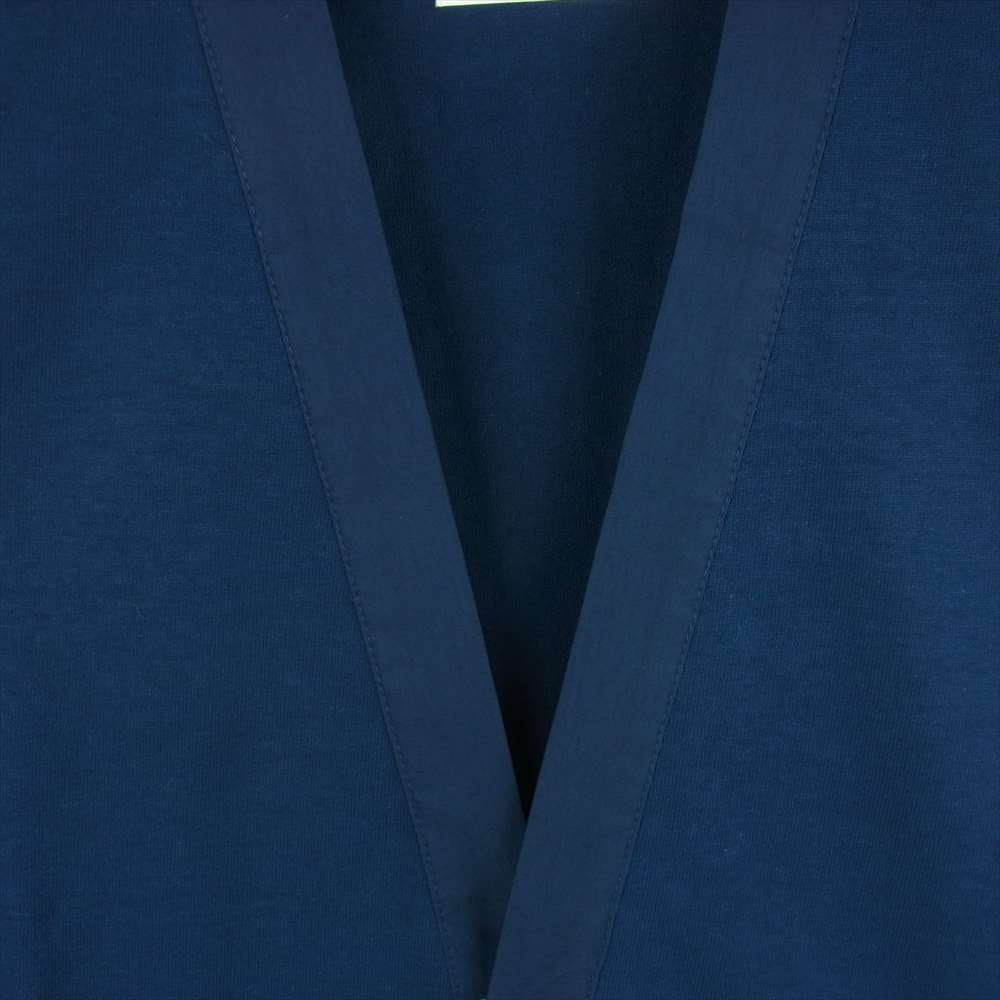 クオン 112CS021901 BORO Patched Cardigan ボロ エルボーパッチ カーディガン ネイビー系 M【新古品】【未使用】【中古】
