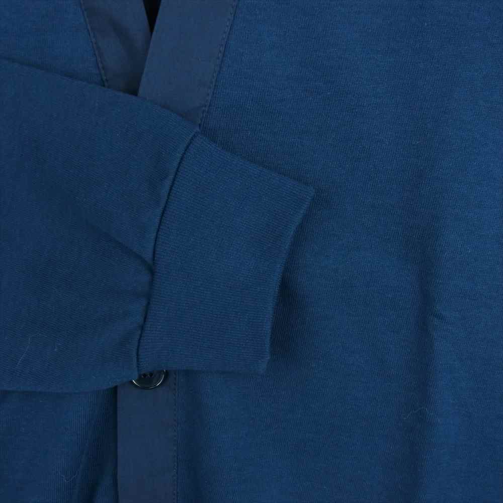 クオン 112CS021901 BORO Patched Cardigan ボロ エルボーパッチ カーディガン ネイビー系 M【新古品】【未使用】【中古】
