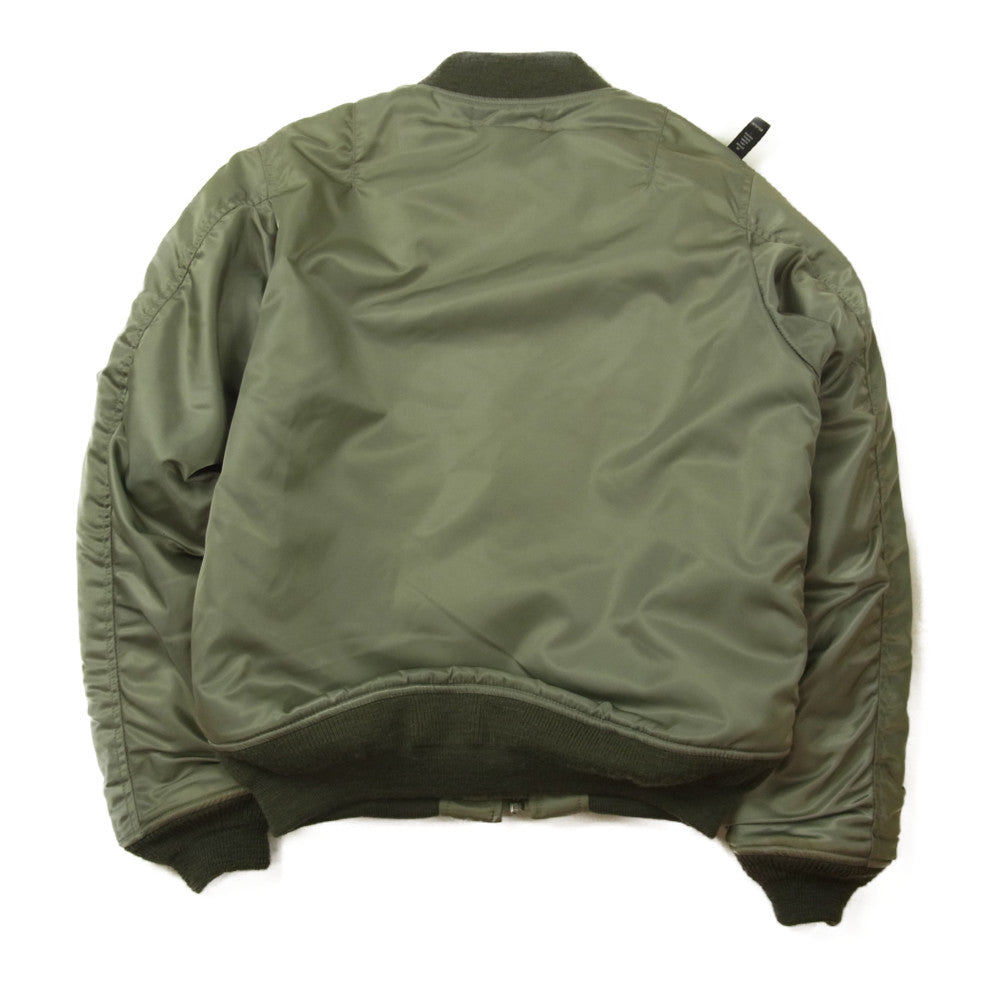 WTAPS ダブルタップス 14AW 142GWDT-JKM04 MA-1 フライト ボンバー ジャケット カーキ系 S【中古】