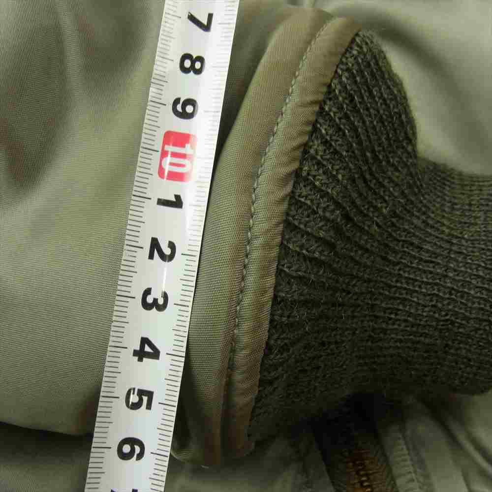 WTAPS ダブルタップス 14AW 142GWDT-JKM04 MA-1 フライト ボンバー ジャケット カーキ系 S【中古】