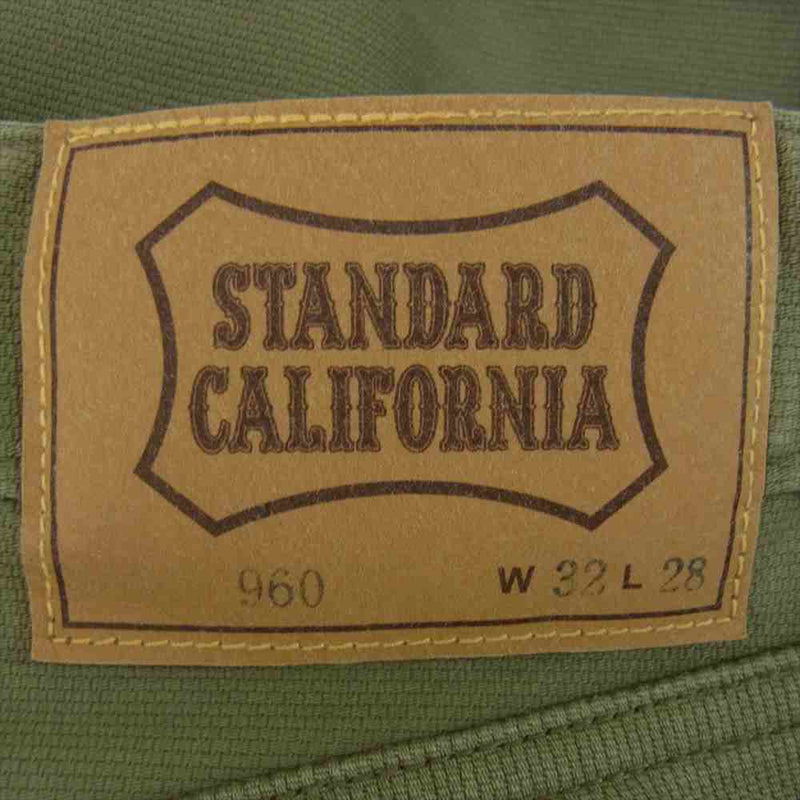 STANDARD CALIFORNIA スタンダードカリフォルニア 960 5-Pocket Parts 5ポケット パンツ グリーン系 32【中古】