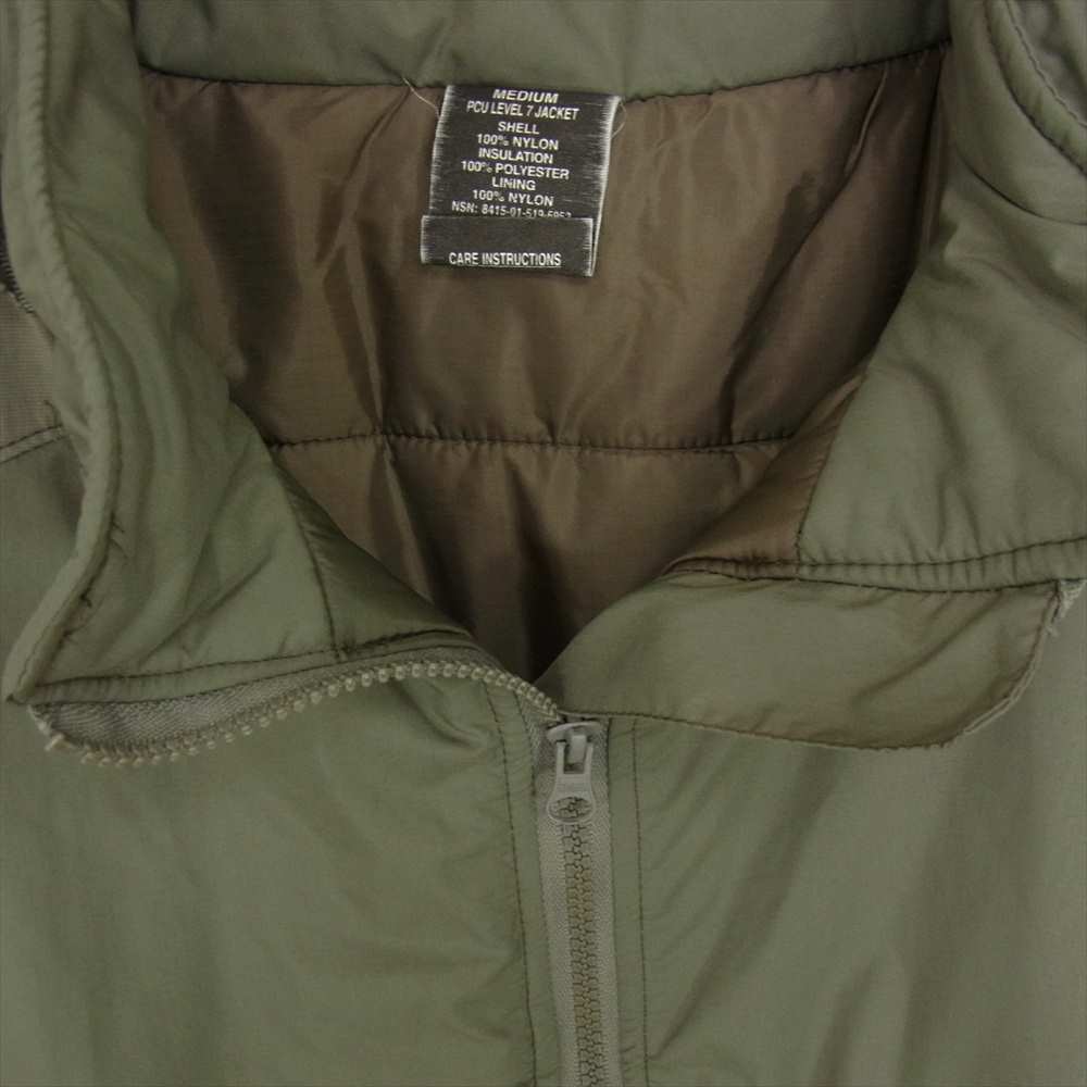アメリカ軍 8415-01-519-6952 SEKRI PCU LEVEL7 GEN3 PARKA プリマロフト ジャケット カーキ系 M【中古】