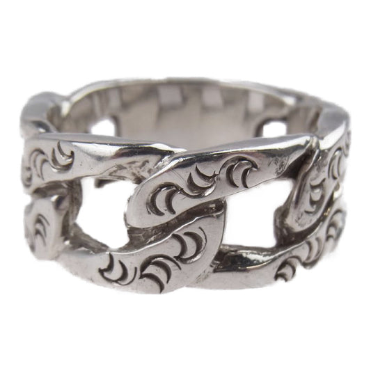 ARIZONA FREEDOM アリゾナフリーダム R-90b ID 喜平 チェーン 唐草 リング シルバー系【中古】