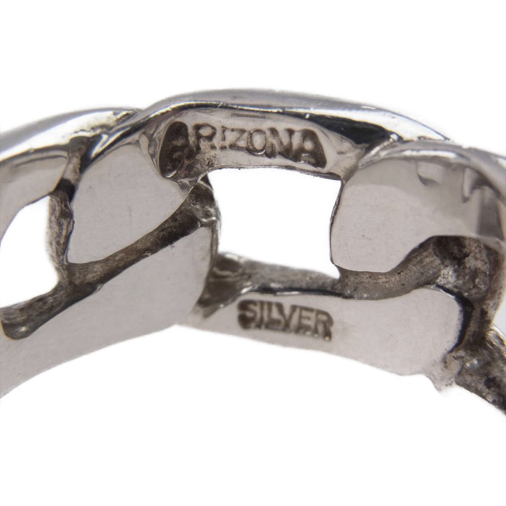 ARIZONA FREEDOM アリゾナフリーダム R-90b ID 喜平 チェーン 唐草 リング シルバー系【中古】