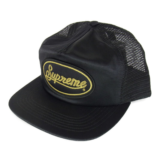 Supreme シュプリーム 22SS Silk Mesh Back 5-Panel シルク メッシュ バック 5パネル キャップ ブラック系 FREE【新古品】【未使用】【中古】