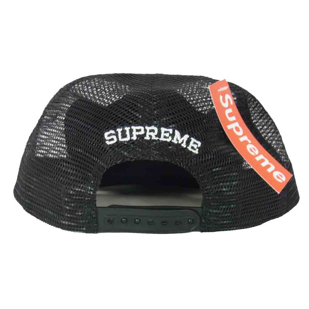 Supreme シュプリーム 22SS Silk Mesh Back 5-Panel シルク メッシュ バック 5パネル キャップ ブラック系 FREE【新古品】【未使用】【中古】