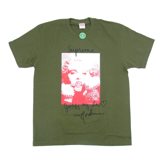 Supreme シュプリーム 18AW  Madonna Tee マドンナ Tシャツ グリーン系 M【中古】