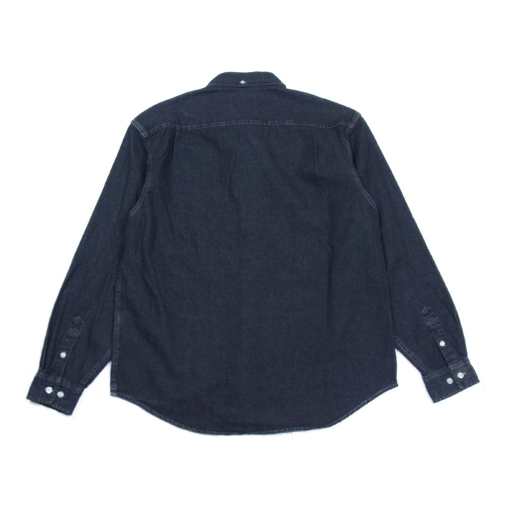 Supreme シュプリーム 20AW Classic Logo Denim Shirt Black クラシック ロゴ  デニム シャツ ブラック ブラック系 M【新古品】【未使用】【中古】