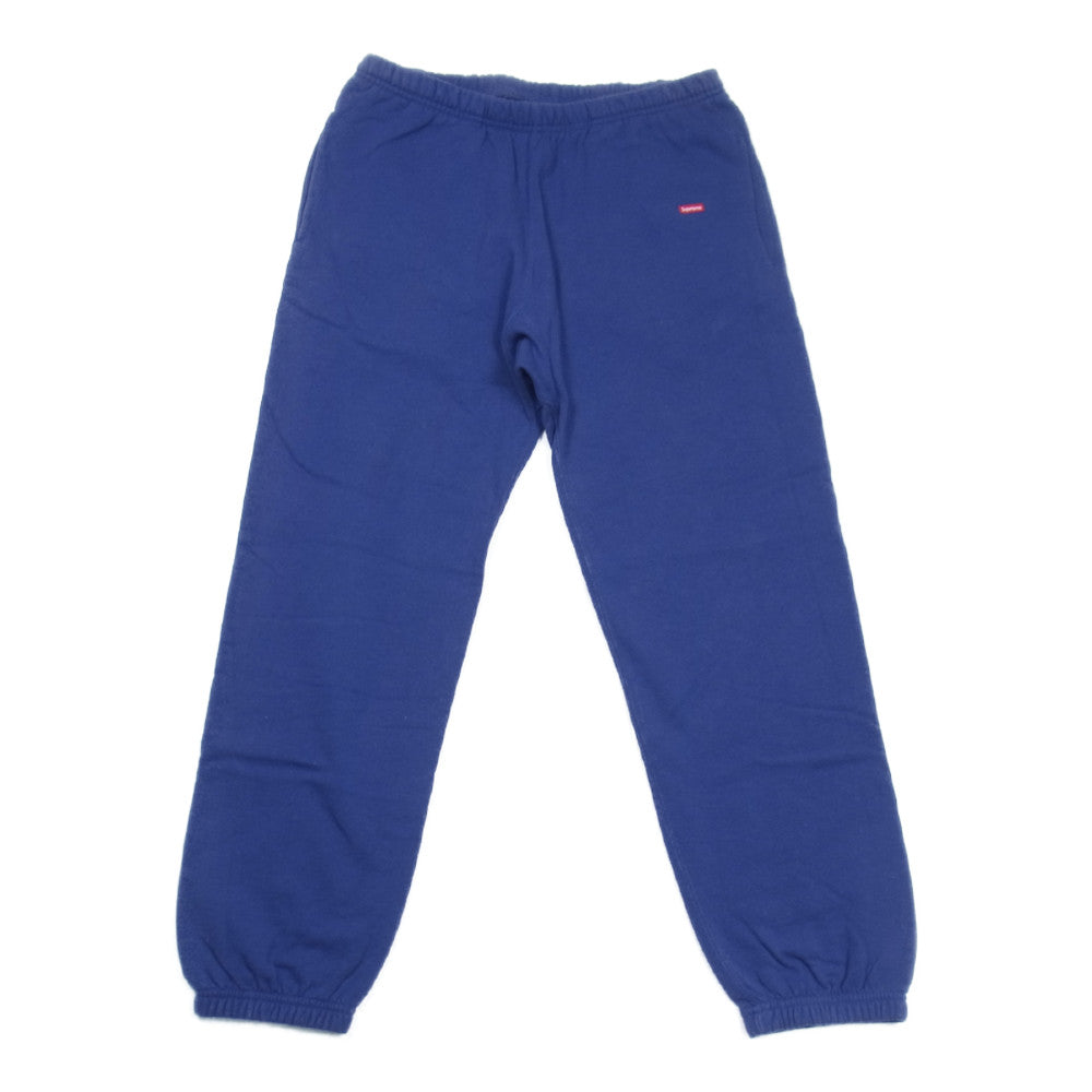 Supreme シュプリーム 21SS Small Box Sweatpant Washed Navy スモール ボックス スウェットパンツ ウォッシュド ネイビー系 S【中古】