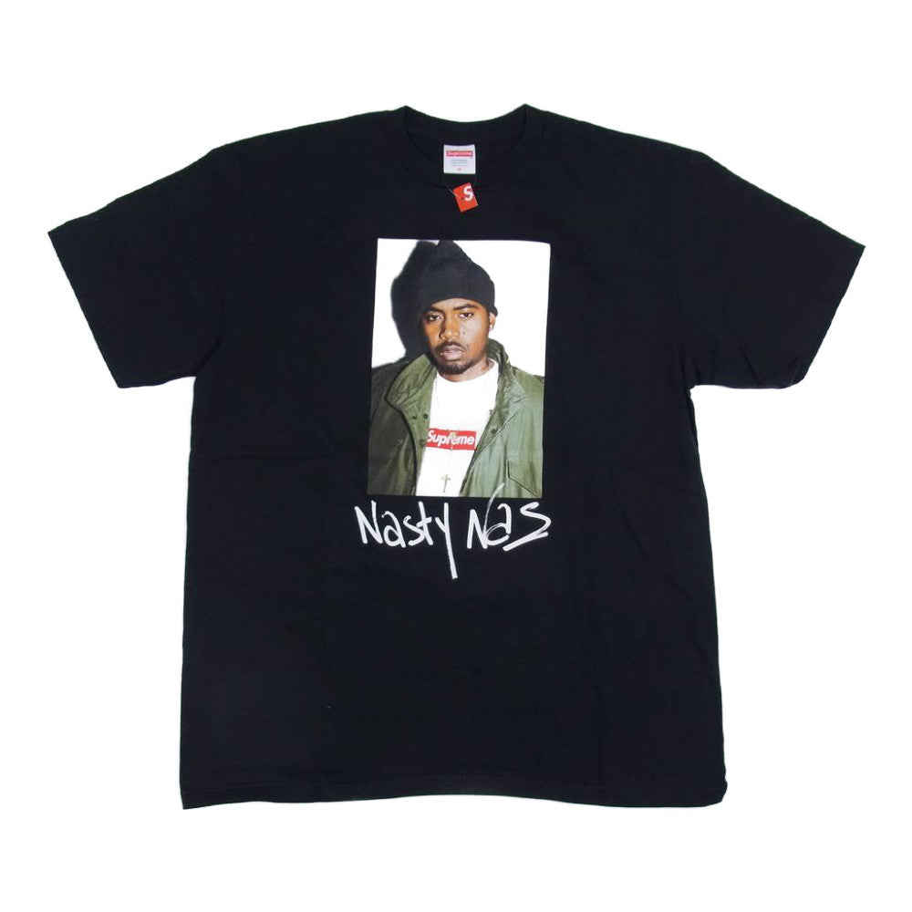 Supreme シュプリーム 17AW Nas Tee ナズ Tシャツ ブラック系 M【新古品】【未使用】【中古】