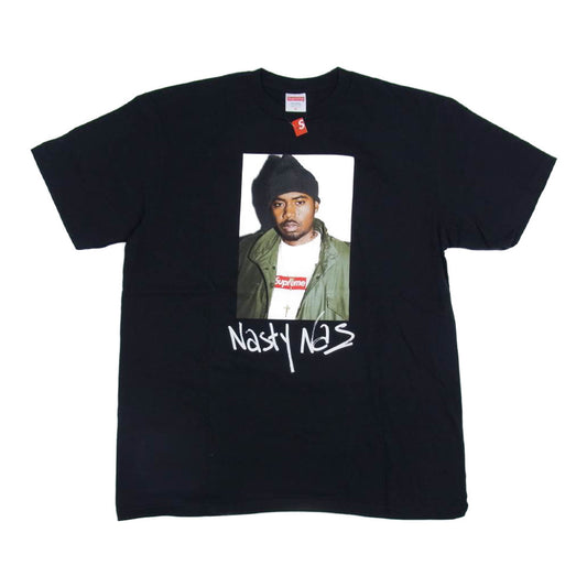 Supreme シュプリーム 17AW Nas Tee ナズ Tシャツ ブラック系 M【新古品】【未使用】【中古】