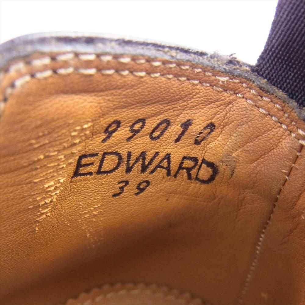 JALAN SRIWIJAYA ジャランスリウァヤ UNITED ARROWS ユナイテッドアローズ 別注 99010 ハーフラバーソール グレインレザー サイドゴアブーツ ブラック系 39【美品】【中古】