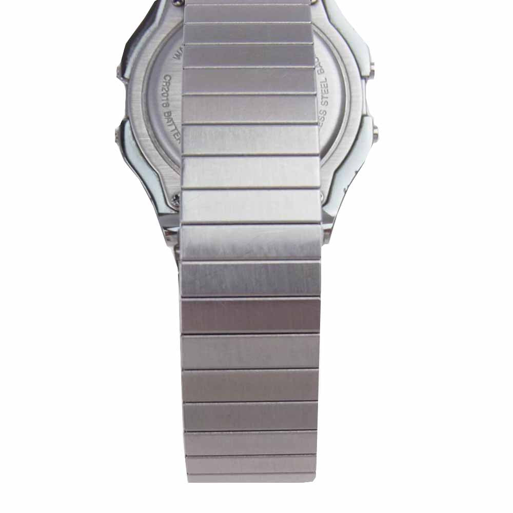 Supreme シュプリーム × TIMEX 19AW Digital Watch デジタル ウォッチ クォーツ 腕時計 シルバー系【中古】