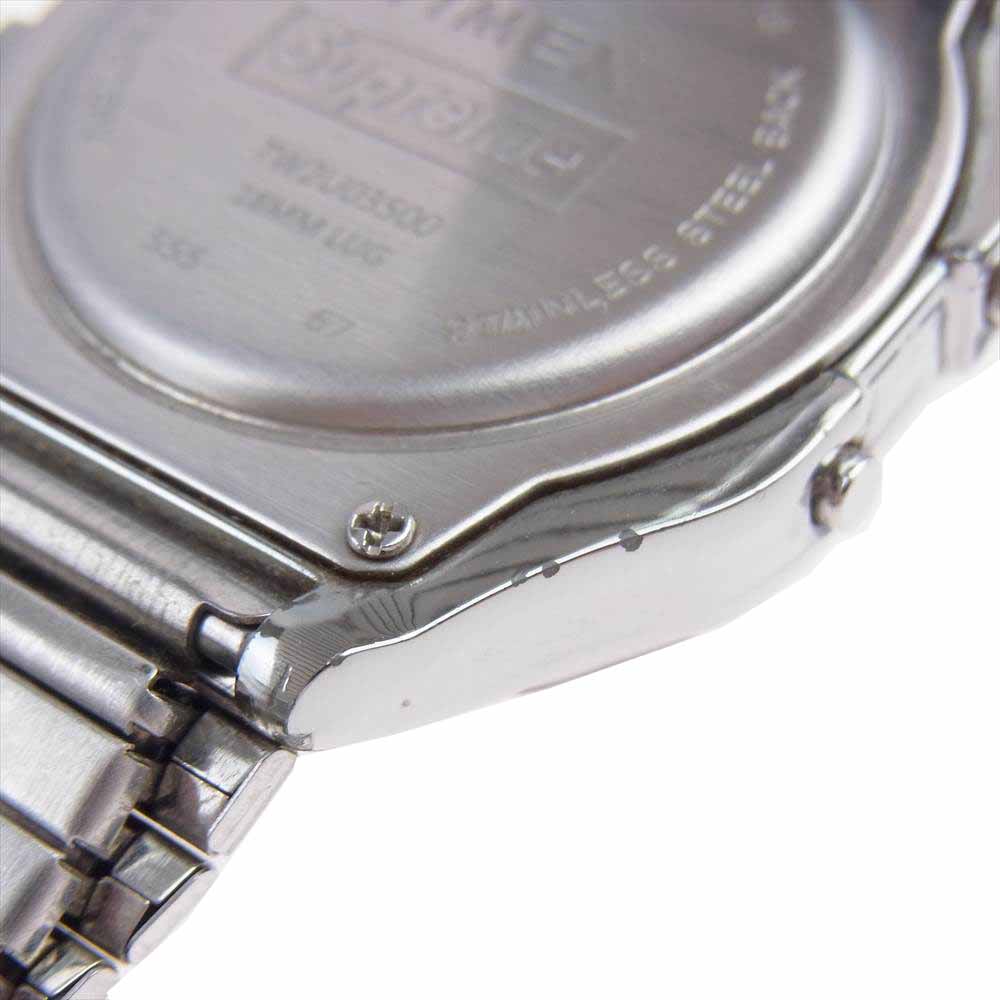 Supreme シュプリーム × TIMEX 19AW Digital Watch デジタル ウォッチ クォーツ 腕時計 シルバー系【中古】
