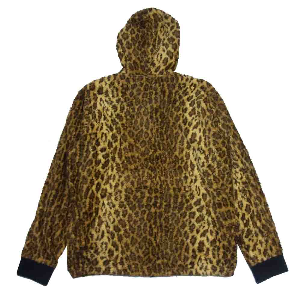 Supreme シュプリーム 14SS Fur Pullover レオパード ファー プルオーバー ベージュ系 XL【中古】