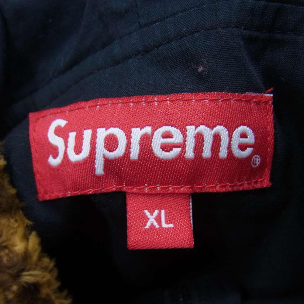Supreme シュプリーム 14SS Fur Pullover レオパード ファー プルオーバー ベージュ系 XL【中古】