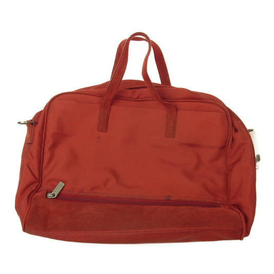 TUMI トゥミ 43061RFN ナイロン スエード ショルダー ボストン バッグ  レッド系【中古】