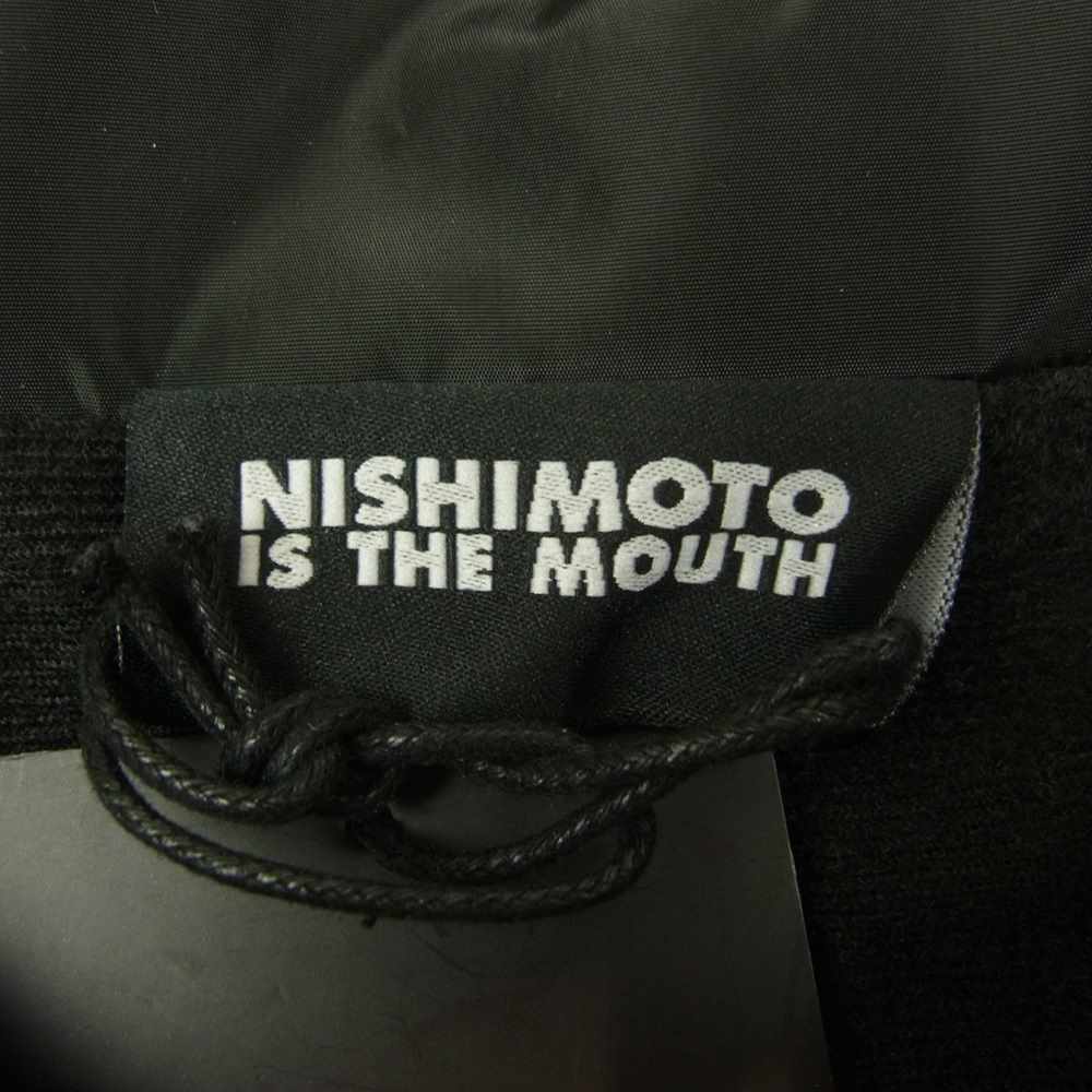 ニシモト イズ ザ マウス NIM-001 KANJI COACH JACKET 漢字 コーチ ジャケット ブラック系 M-L【新古品】【未使用】【中古】